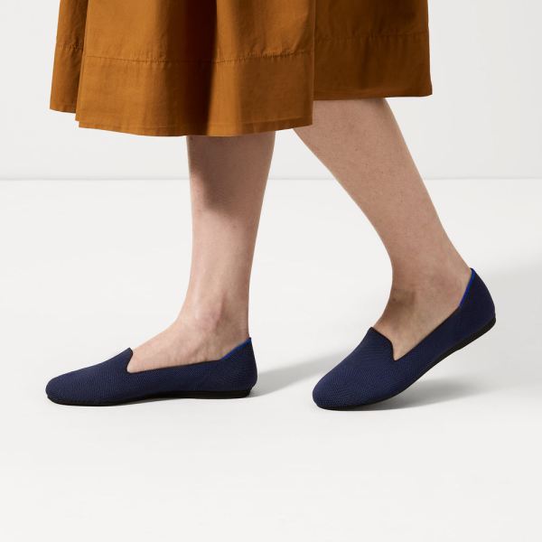 The Loafer-Navy Women's Rothys Shoes