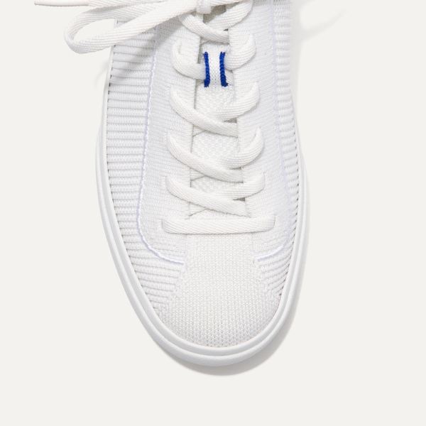 The Lace Up-Bright White Women's Rothys Shoes