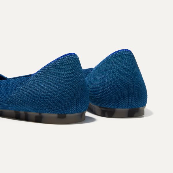 The Flat-Deep Ocean Women's Rothys Shoes