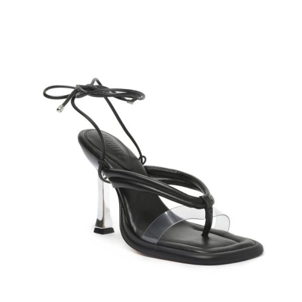 Schutz | Women's Meghan Vinyl Sandal-Black