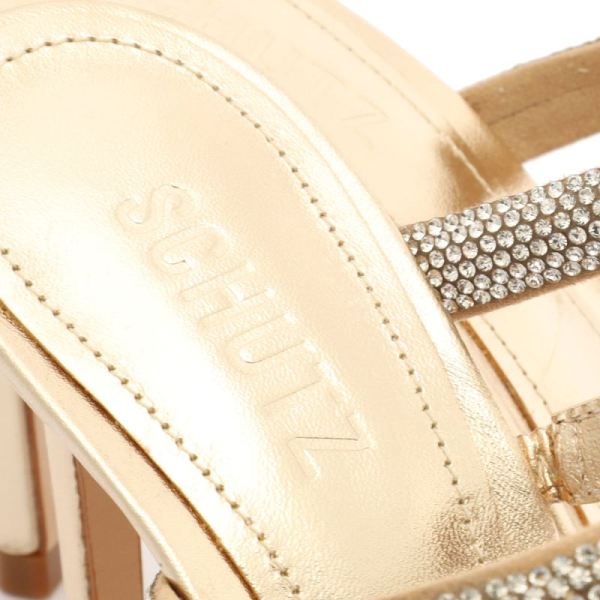 Schutz | Women's Taliah Crystal Rhinestones Sandal-Platina