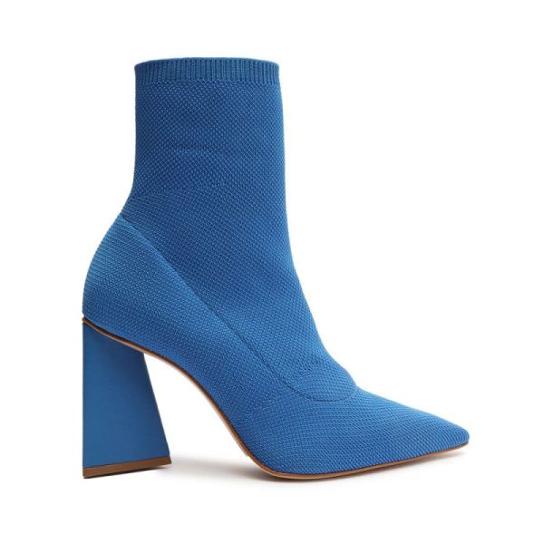 Schutz | Women's Marila Knit Bootie-True Blue