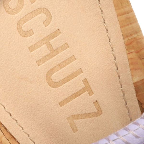 Schutz | Women's Suzy High Block Leather Sandal-Smoky Grape