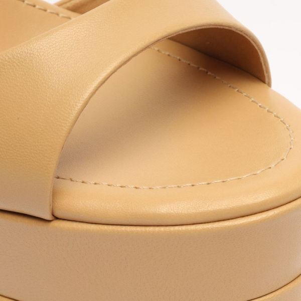 Schutz | Women's Kaila Platform Nappa Leather Sandal-Light Beige