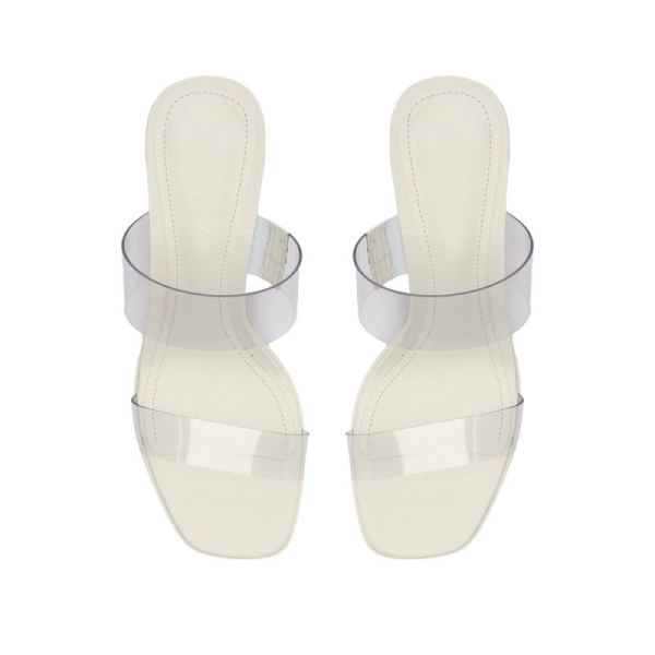 Schutz | Women's Ariella Platform Vinyl Sandal-White