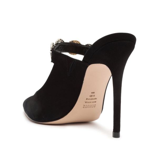 Schutz | Women's Elisah Nubuck Pump-Black