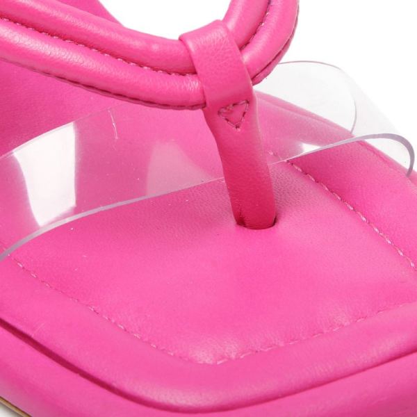 Schutz | Women's Meghan Vinyl Sandal-Hot Pink