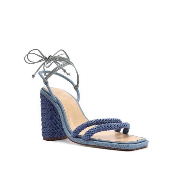 Schutz | Women's Leenah Denim Sandal-Denim