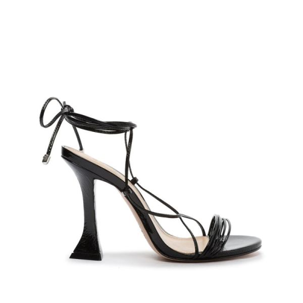 Schutz | Women's Arceli Patent Leather Sandal-Black