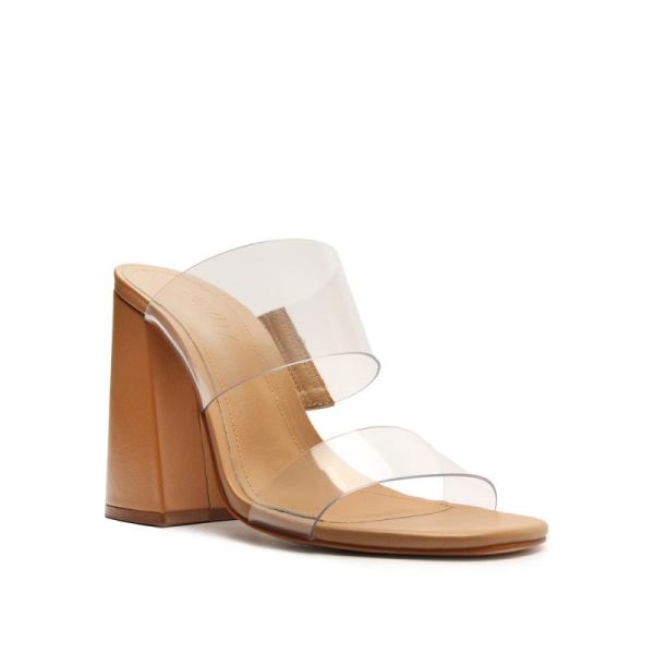 Schutz | Women's Victorie High Block Sandal-Beige