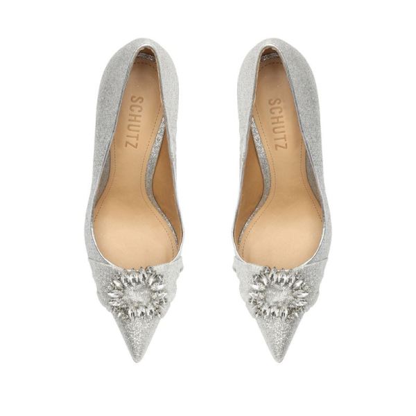 Schutz | Women's Meisho Glam Pump-Silver