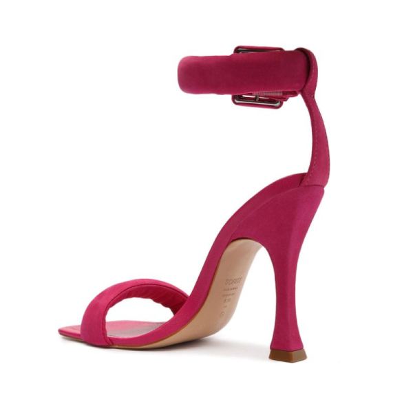 Schutz | Women's Gigih Nubuck Sandal-Hot Pink