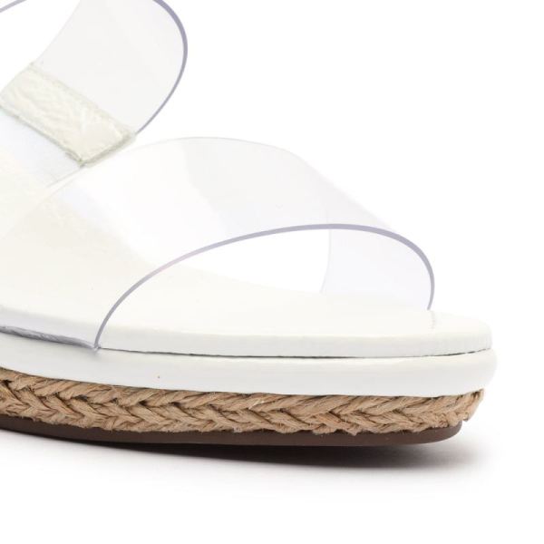 Schutz | Women's Arien Mid Wedge Sandal-White