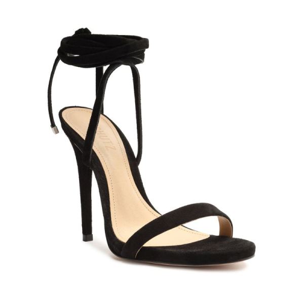 Schutz | Women's Cloe Suede Sandal-Black