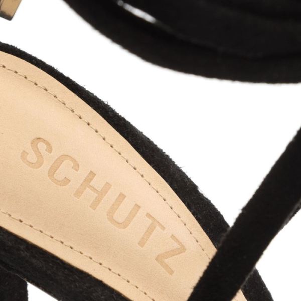 Schutz | Women's Cloe Suede Sandal-Black