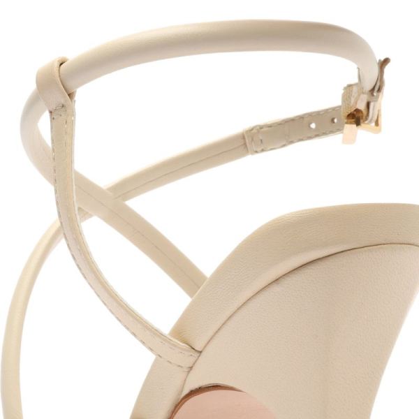 Schutz | Women's Lovi Nappa Leather Sandal-Eggshell