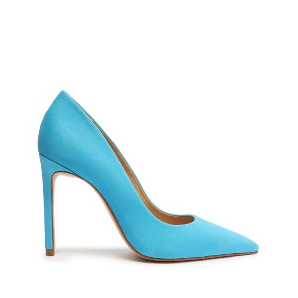 Schutz | Women's Lou Nubuck Pump-True Blue