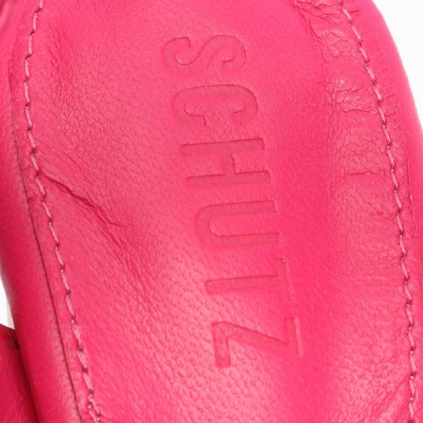 Schutz | Women's Kaila Platform Nappa Leather Sandal-Hot Pink