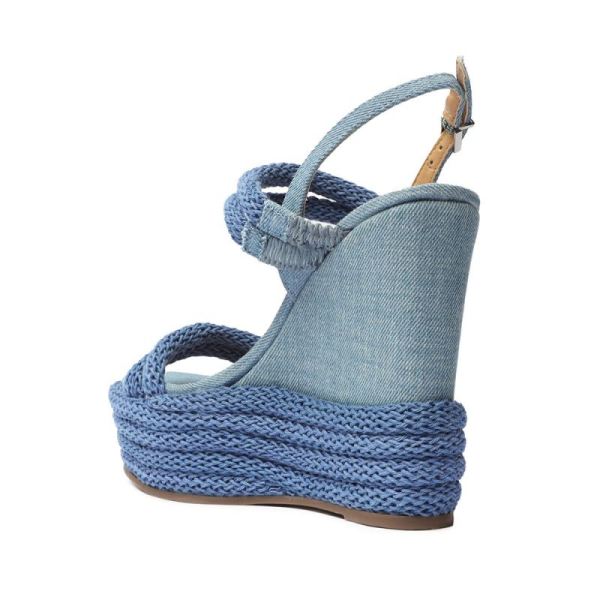 Schutz | Women's Leeneh Denim Sandal-Denim