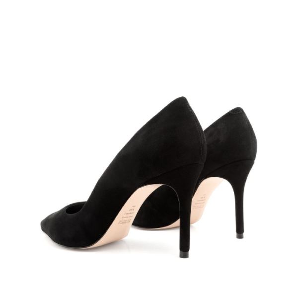 Schutz | Women's Lou Lo High Heel Pump in Suede  -Black