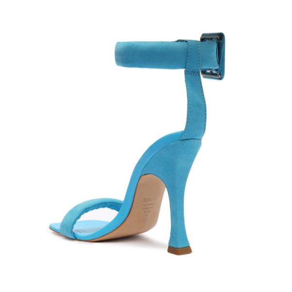 Schutz | Women's Gigih Nubuck Sandal-True Blue