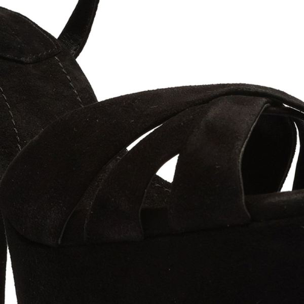 Schutz | Women's Keefa High Suede Sandal-Black