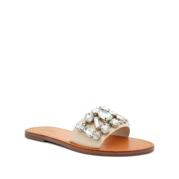 Schutz | Women's Jolie Nappa Leather Sandal-Eggshell