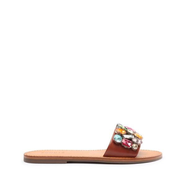 Schutz | Women's Jolie Nappa Leather Sandal-Cooper