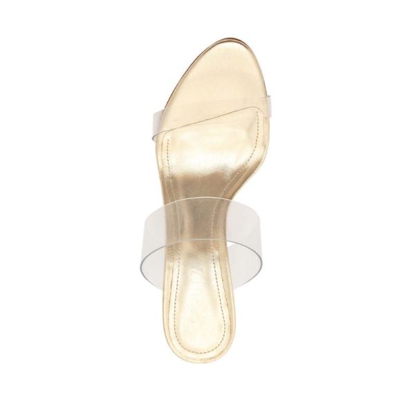 Schutz | Women's Ariella Vinyl Sandal-Gold