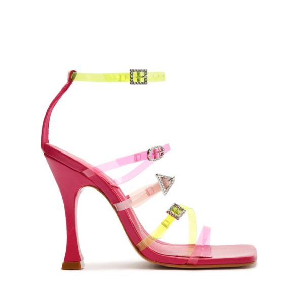 Schutz | Women's Noelle Vinyl Sandal-Sweet Rose