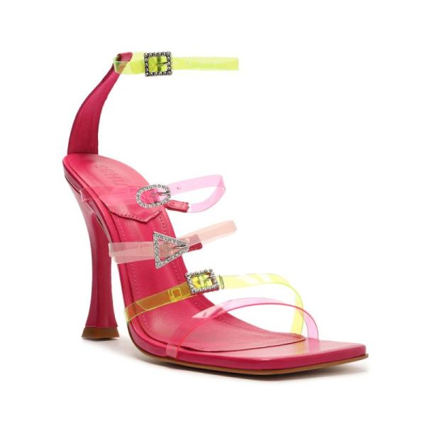 Schutz | Women's Noelle Vinyl Sandal-Sweet Rose