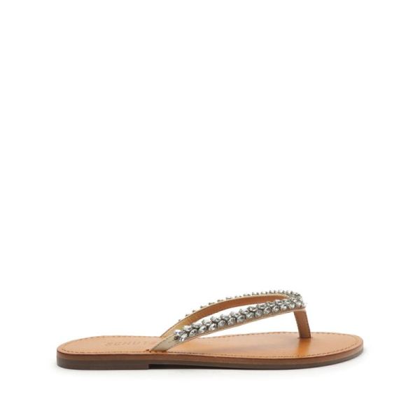 Schutz | Women's Belle Nappa Leather Sandal-Eggshell