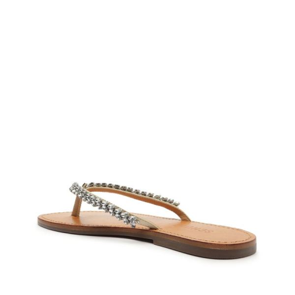 Schutz | Women's Belle Nappa Leather Sandal-Eggshell