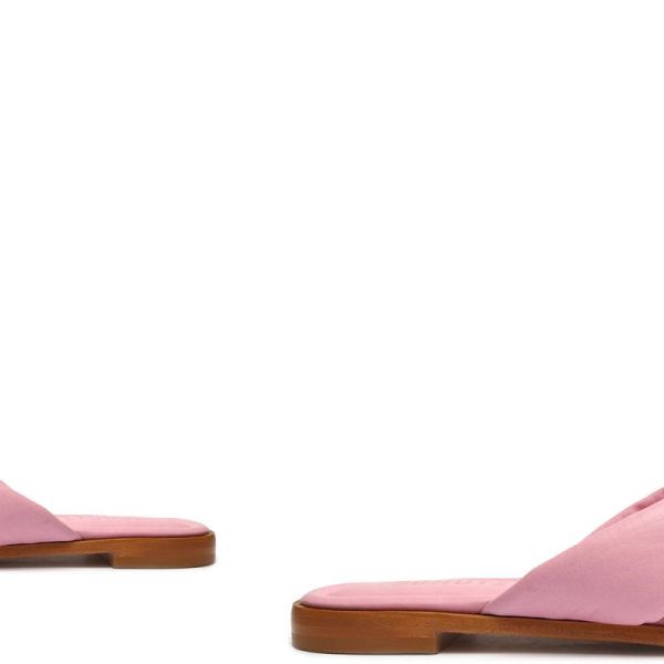 Schutz | Women's Fairy Leather Sandal-Club Rose