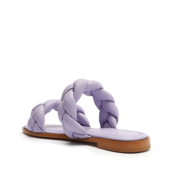 Schutz | Women's Soo Leather Sandal-Smoky Grape