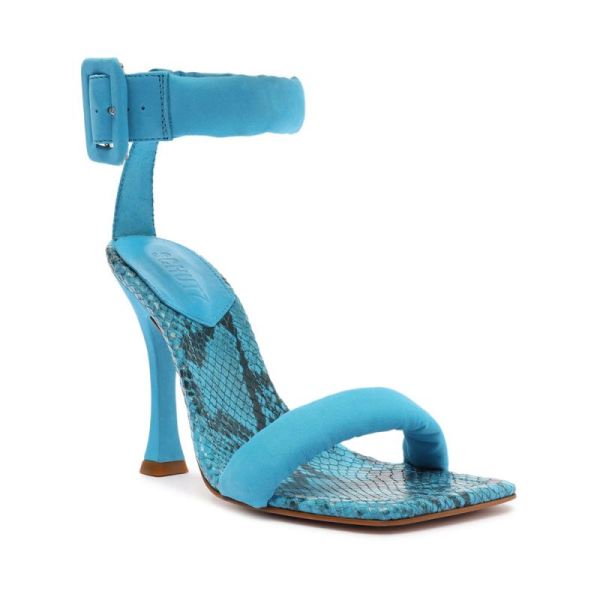 Schutz | Women's Gigih Nubuck Sandal-True Blue