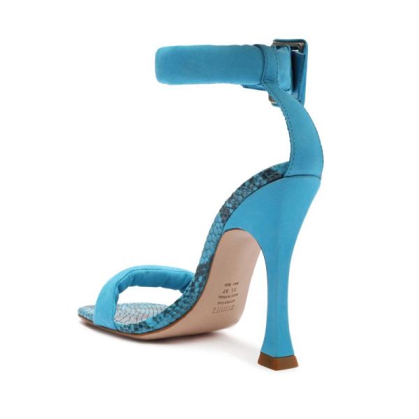 Schutz | Women's Gigih Nubuck Sandal-True Blue