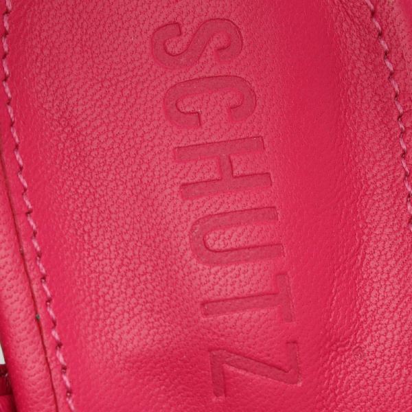 Schutz | Women's Hana Nappa Leather Sandal-Hot Pink