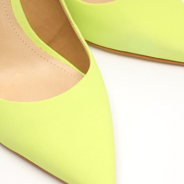 Schutz | Women's Lou Lo Nubuck Pump-Green Fresh