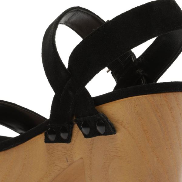 Schutz | Women's Gayleh Suede Sandal-Black