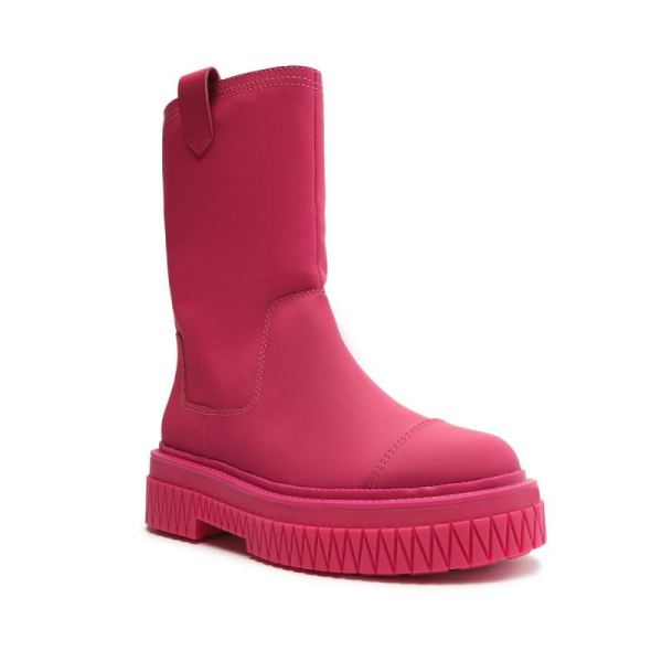 Schutz | Women's Jacy Leather Boot-Hot Pink