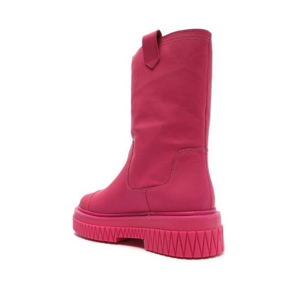 Schutz | Women's Jacy Leather Boot-Hot Pink