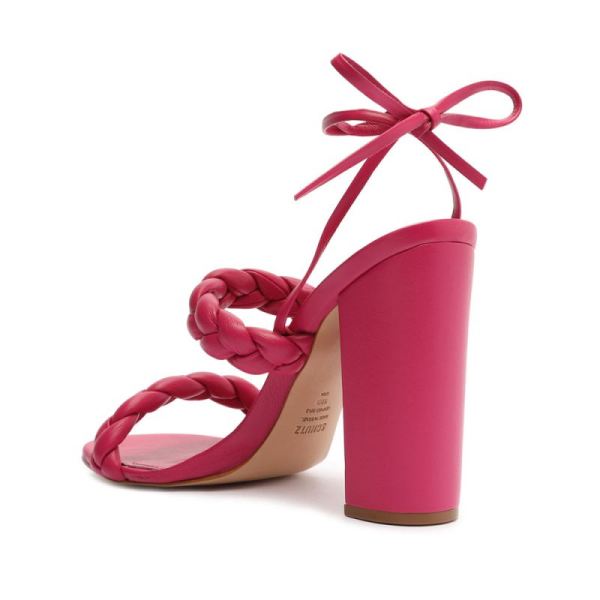 Schutz | Women's Zarda High Block Sandal-Hot Pink