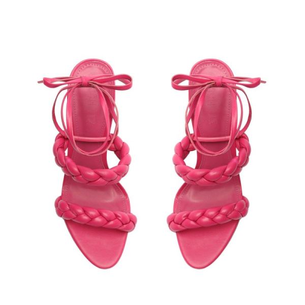 Schutz | Women's Zarda High Block Sandal-Hot Pink