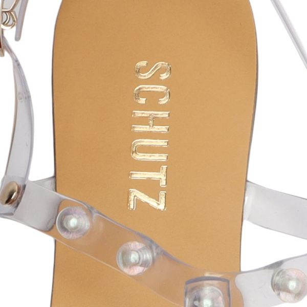 Schutz | Women's Yarin Vinyl Sandal-Holografic