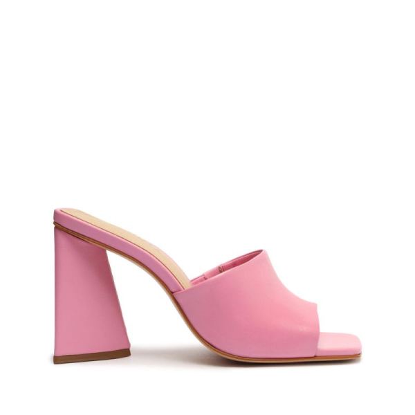 Schutz | Women's Lizah Nappa Leather Sandal-Club Rose