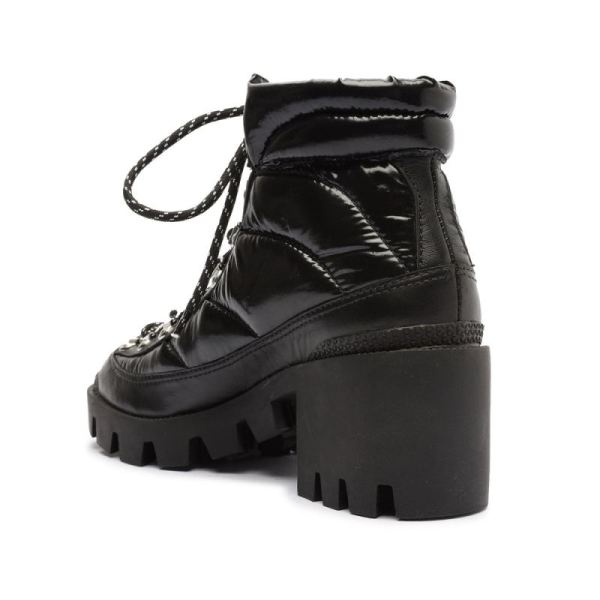 Schutz | Women's Keilane Nylon&Nappa Leather Bootie-Black