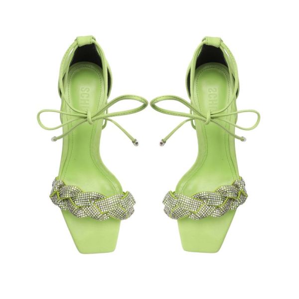 Schutz | Women's Alissa Nubuck Sandal-Lime Green