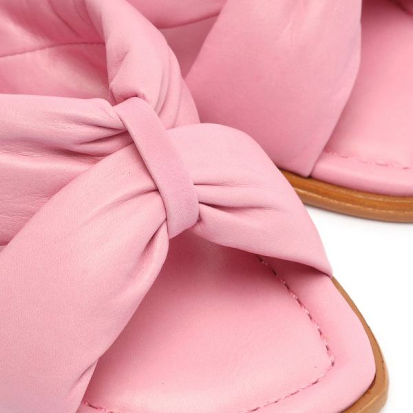 Schutz | Women's Fairy Leather Sandal-Club Rose
