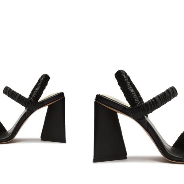 Schutz | Women's Lirah Nappa Leather Sandal-Black